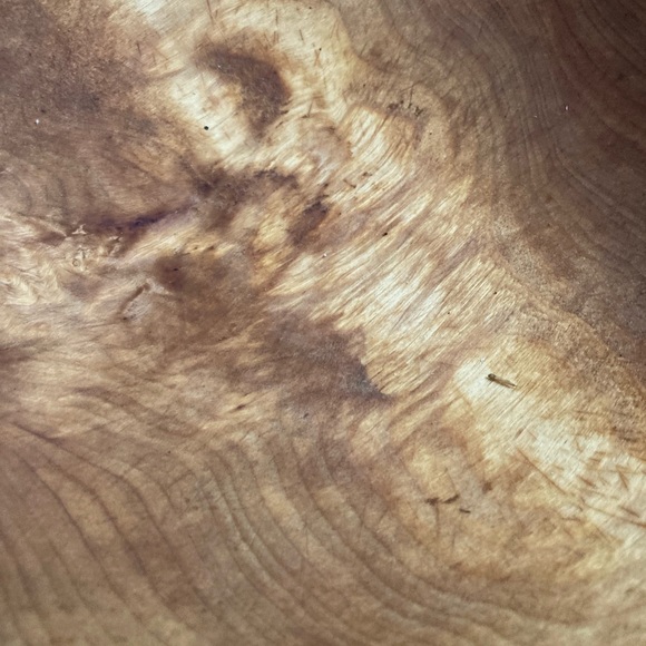 Vintage | Wood chopping bowl. - Picture 4 of 12